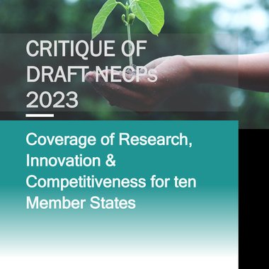 Critique of Draft NECPs 2023 coverage of Research, Innovation & Competitiveness for ten Member States