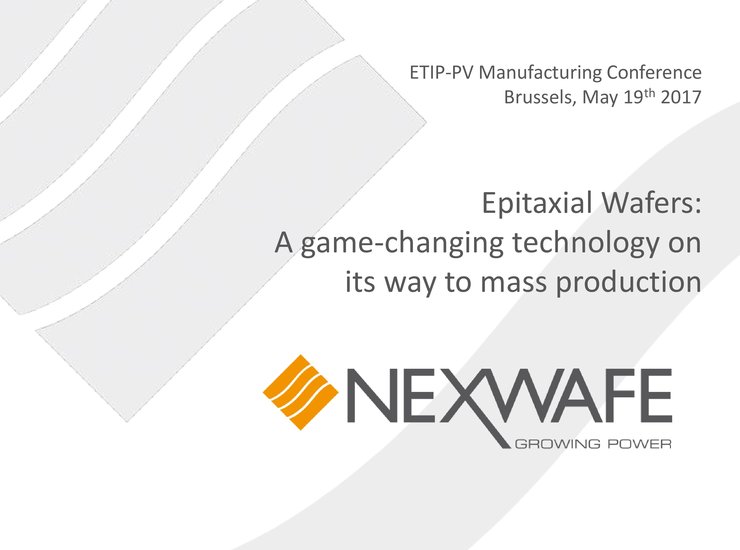 Epitaxial Wafers: A game-changing technology on its way to mass production