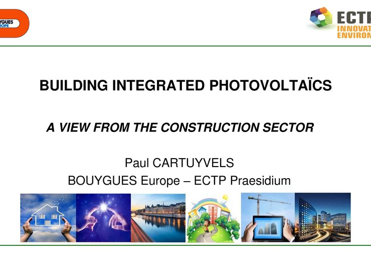 Integration of PV in buildings, the point of view of a contractor