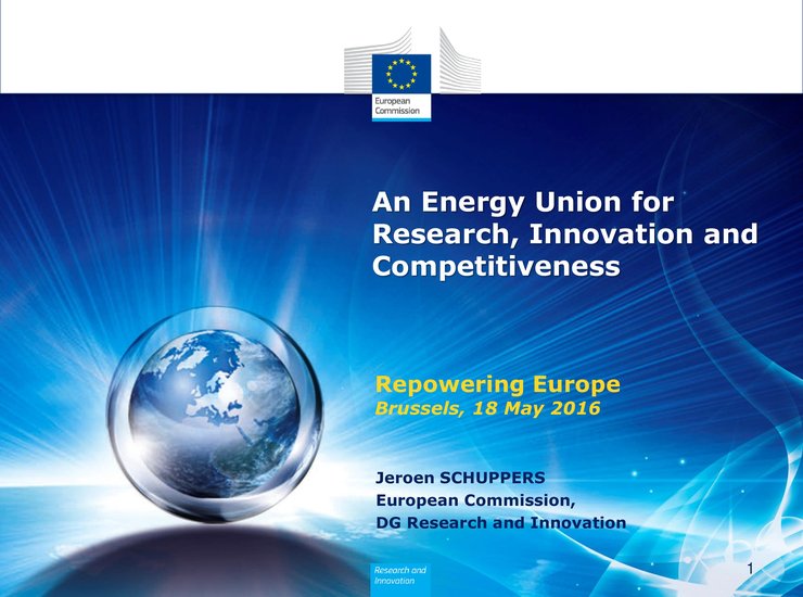 Policy keynote: European Energy Union, EU strategy