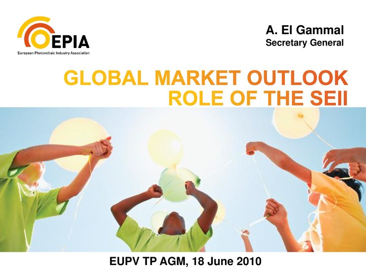 Role of the SEII for the positioning & development of the European PV sector