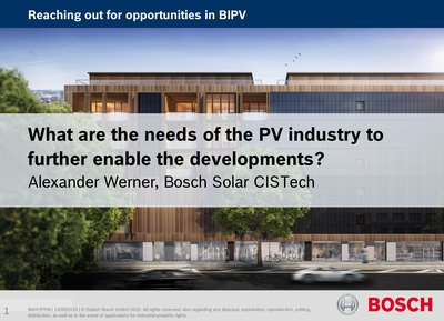 What are the needs of the PV industry to further enable the developments