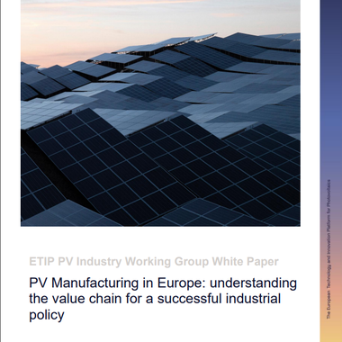 PV industry White Paper